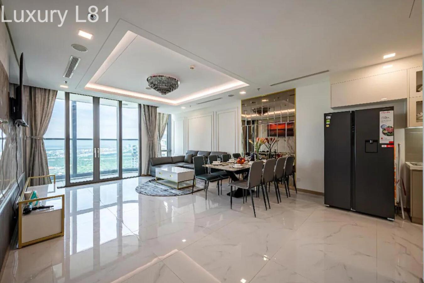Angia Luxury Apartment Inside Landmark 81 Tower ホーチミン市 エクステリア 写真